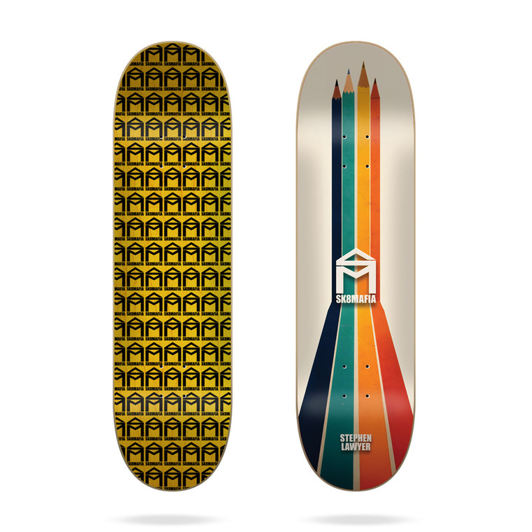 Sk8mafia Lawyer Sharp Deck 8.3 - Skateboard Deck