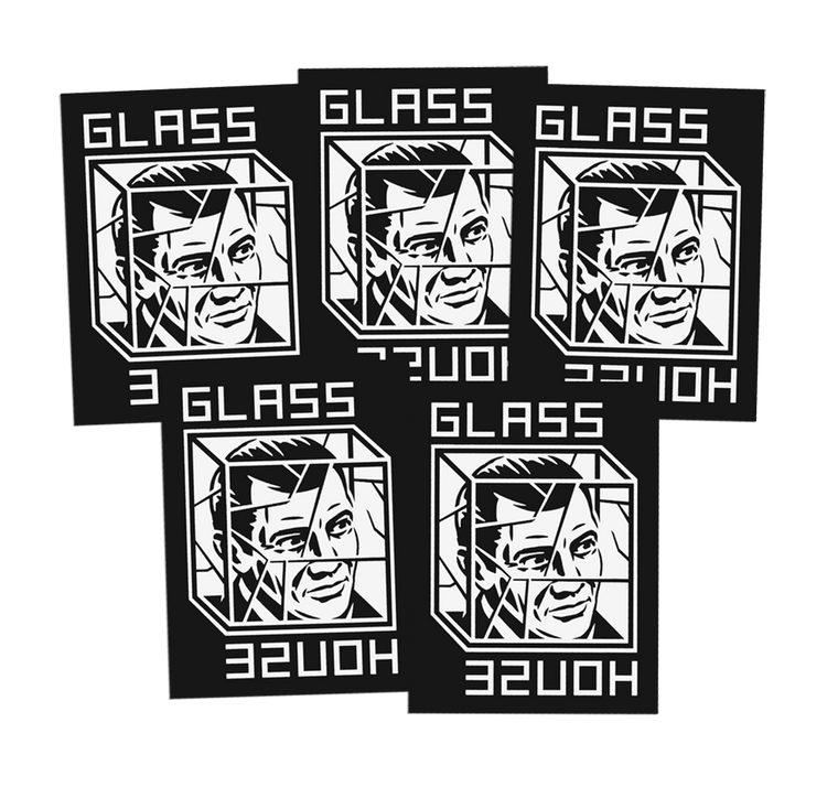 Glass House House Arrest Sticker