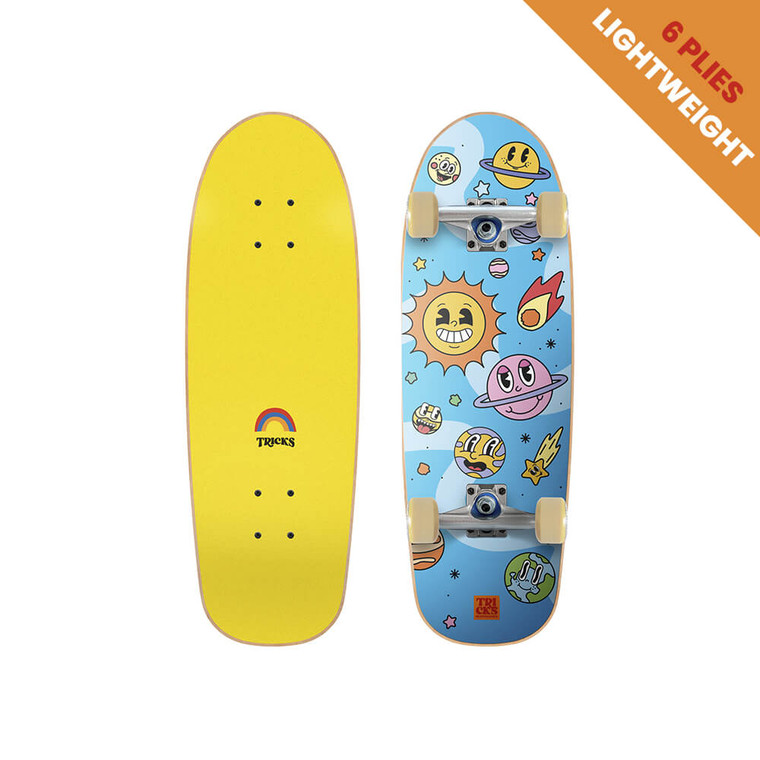 Tricks Cosmic Foam Top Complete 8.25 X 25.75 - Complete Skateboard