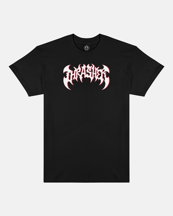 Thrasher Heavy Metal Ss Black Xl - Skateboard Tshirt