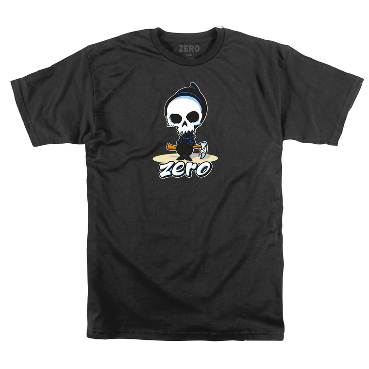 Zero Lil Reaper Black Ss Xxl - Skateboard Tshirt