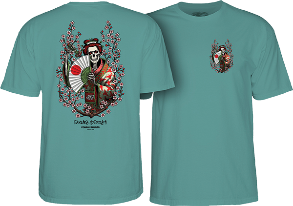 Powell Peralta - Sakura Yosozumi Ss S-aquatic - Skateboard Tshirt