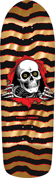 Powell Peralta - Old School Ripper 17 Dk-9.89x31.32 Gold Foil - Skateboard Deck