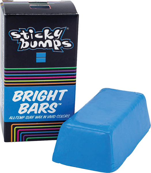 Sticky Bumps - Bright Bar All-temp Turbo Wave Blue Single Bar