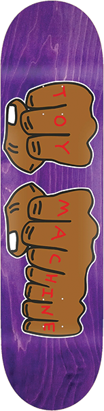 Toy Machine - Fists Assorted Deck-7.75 Asst.stains/graphic - Skateboard Deck