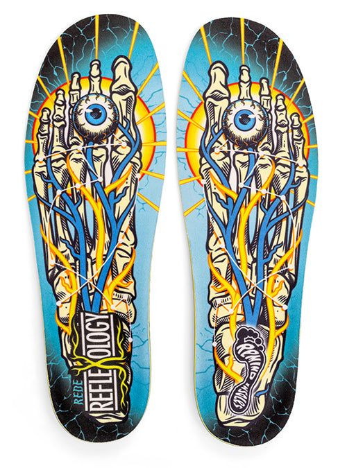 Remind Rede Impact Reflexology 5.5mm Low-to-all Arch Insoles Size 13.5 - 15