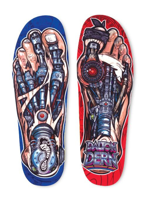 Remind Destin Impact Dalton Dern Gnar Foot 5.5mm Low-to-all Arch Insoles Size 10 - 10.5