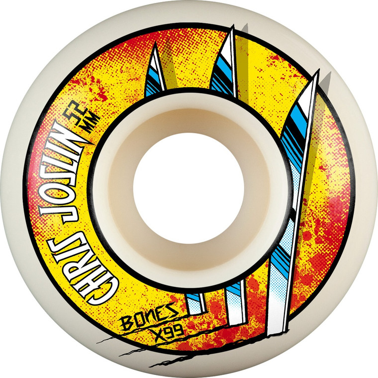 Bones X-formula Joslin Slice Of Life V1 Standards 52mm 99a (set Of 4) - Skateboard Wheels