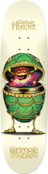 Antihero - Hewitt Grimple Stix Fabrage Egg Deck-8.75 Cream - Skateboard Deck
