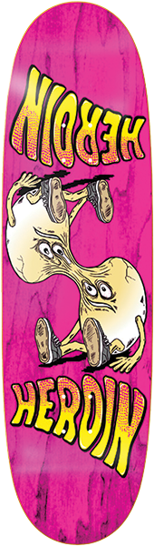 Heroin - Merged Egg Deck-8.88 - Skateboard Deck