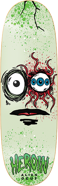 Heroin - Space Egg 3 Deck-10.0 - Skateboard Deck