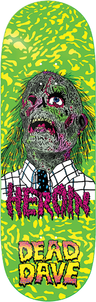 Heroin - Dead Dave Dead Head Deck-10.12 - Skateboard Deck