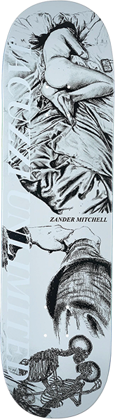 Jacuzzi - Mitchell Sleeper Deck-8.12 Grey Ex7 - Skateboard Deck