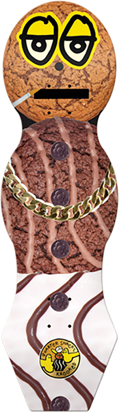 Krooked - Quarter Snacks Snackman Cruiser Deck-9x31.4 - Skateboard Deck