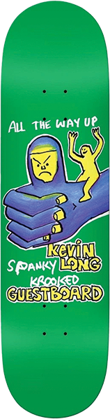 Krooked - Long Guest Pro Deck-8.25 Green Tf - Skateboard Deck