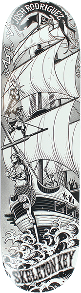 Skeleton Key - Key Rodriguez Black Sails Deck-8.25 - Skateboard Deck