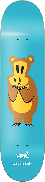 Verb - Paul Frank Worry Bear Deck-8.25 - Skateboard Deck