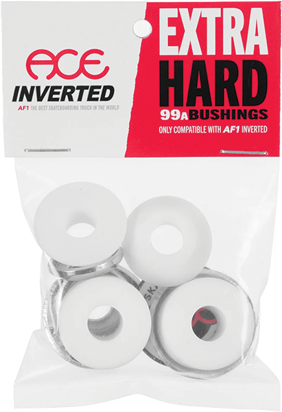 Ace Trucks - Inverted Bushings Kit Extra Hard 99a/99a Wht - Skateboard Bushings