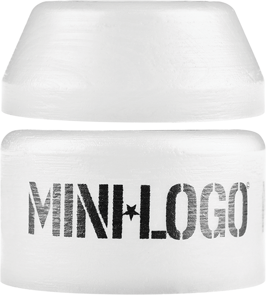 Mini Logo - Bushing Set Med 94a White 2pcs(cone/barrel) - Skateboard Bushings