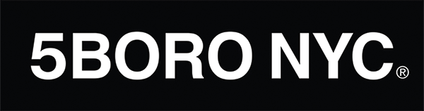 Fiveboro - Logo Decal Blk/wht