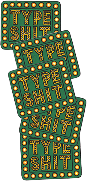 Shake Junt - Type Shit Decal Single