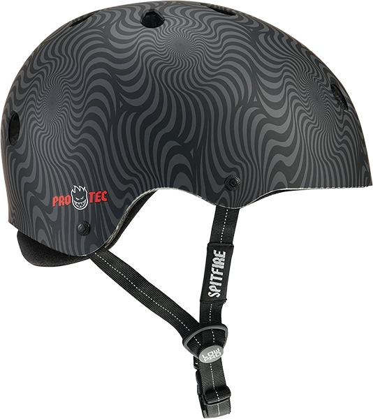 Pro Tec - Low Pro Helmet Xl/xxl-spitfire Blk Sw - Skateboard Helmet