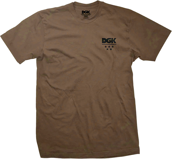 Dgk - All Star Mini Logo Ss Xl-dark Chocolate - Skateboard Tshirt