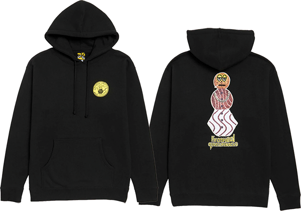 Krooked - Qs Snackman Hd/swt L-black - Skateboard Sweatshirt