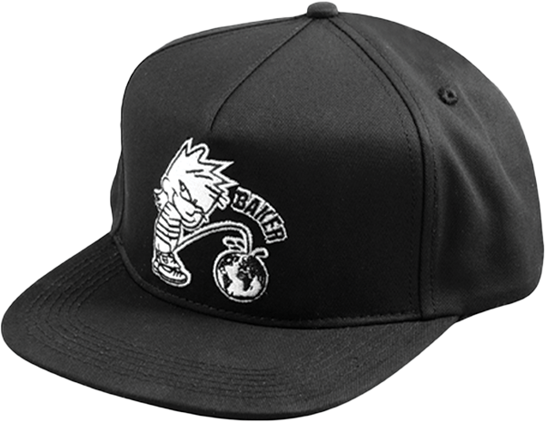 Baker - Whizz Kid Hat Adj-black - Skateboard Hat
