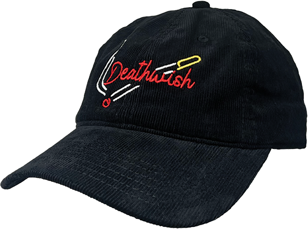 Deathwish - Neon Lights Corduroy Hat Adj-black - Skateboard Hat