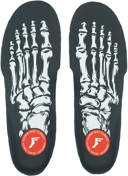 Footprint - Kingfoam Orthotics Skeleton Blk 6/6.5