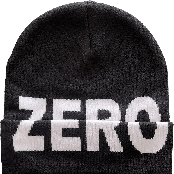 Zero - Army Tight-knit Beanie Black/wht - Skateboard Beanie