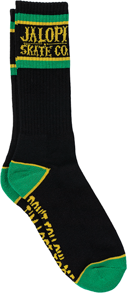 Antihero - I'm Lost Too Crew Sock Blk/grn/yel - Skateboard Socks