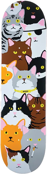 Enjoi - Cat Collage Deck-8.25 R7 - Skateboard Deck