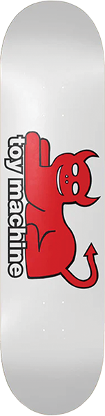 Toy Machine - Devil Cat Deck-8.25 White - Skateboard Deck