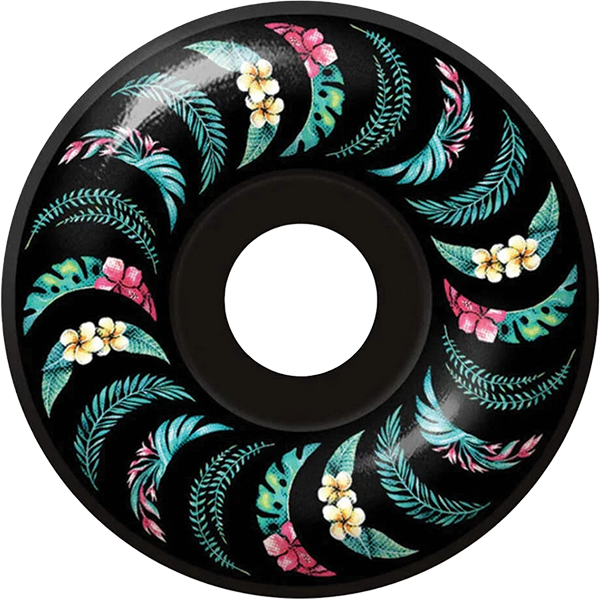 Spitfire - F4 99a Classic 55mm Floral Classic Black - Skateboard Wheels (Set Of Four)
