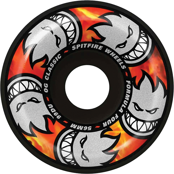 Spitfire - F4 99a Og Classic 56mm Multiball Blk - Skateboard Wheels (Set Of Four)