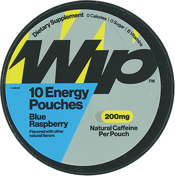WIP - Caffeine Energy 10/pouch Can 200mg Blue Ras
