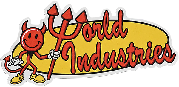 World Industries - Oval Logo Die Cut Sticker Single