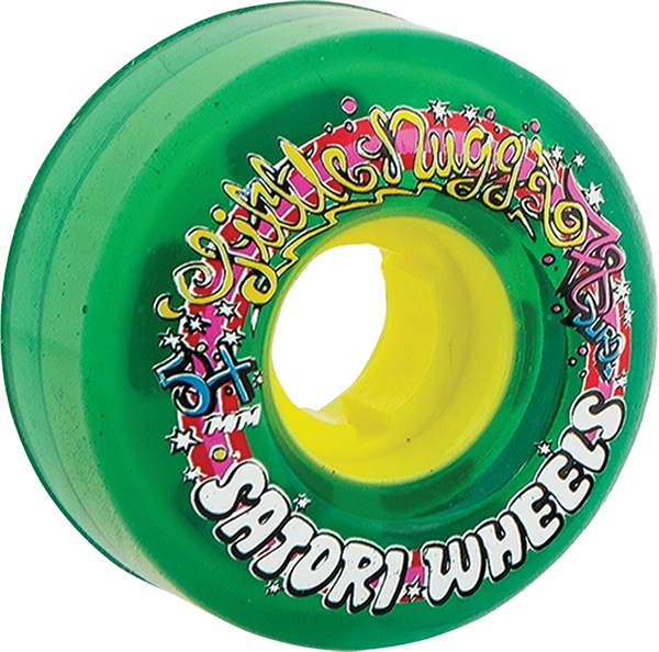 Satori - Goo Ball Lil Nuggs 54mm 78a Green - Skateboard Wheels (Set Of Four)