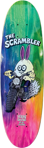 Heroin - Scrambler Egg Deck-7.8x26.5 - Skateboard Deck