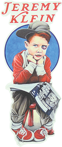 World Industries - Klein Black Eye Kid Sticker