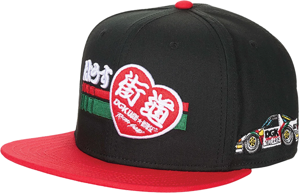 Dgk - Kaido House Raceway Hat Adj-blk - Skateboard Hat