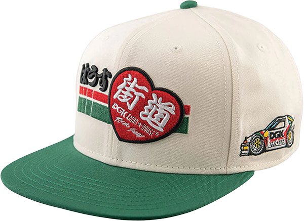 Dgk - Kaido House Raceway Hat Adj-nat - Skateboard Hat