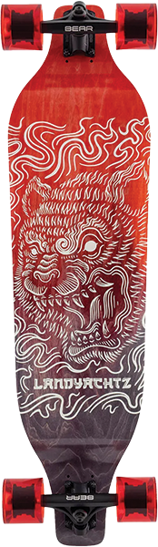 Landyachtz - Evo 36 Bear Complete-9.5x36 - Complete Skateboard