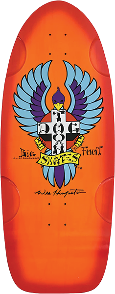 Dogtown - Big Foot 70s Classic Dk-11.78x30.8 Org/red Fade - Skateboard Deck