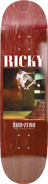Substance - Zero Oyola Tribute Deck-8.25 Red/brown Ex7 - Skateboard Deck