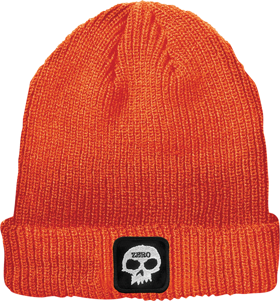 Zero - Skull Patch Beanie Orange