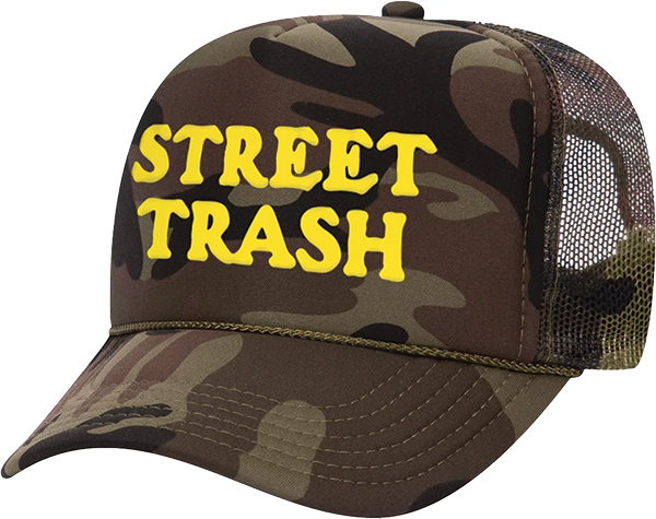 Deathwish - Street Trash Trucker Hat Adj-camo - Skateboard Hat