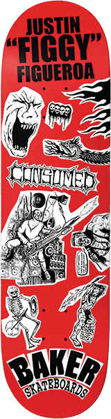 Baker - Figueroa Divine Evil Deck-8.38 - Skateboard Deck